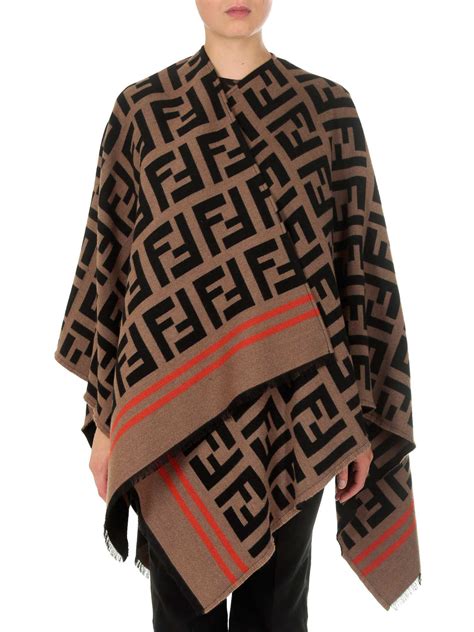 fendi schal umhang|Fendi poncho saks.